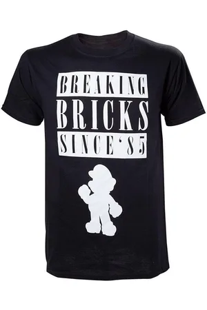 Super Mario T-Shirt T-Shirt breaking bricks since 1985 Erwachsene + Jugendliche Gr. S L XL - Verkäufer: coole-fun-t-shirts