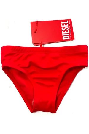 Diesel Badeslip Kinder Bademode, MUNNYS SW BOXER Kinder Bade Slip, Rot Mit Markenlabel - Verkäufer: evoox
