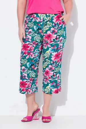 Miamoda Culotte Culotte weites Bein Blumenmuster - Verkäufer: Popken Fashion Group
