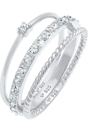 Elli Fingerring Damen-Damenring 925er Silber 17 Kristall, Kristall - Verkäufer: CHRIST Juweliere und Uhrmacher seit 1863 GmbH