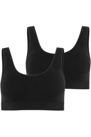 Jockey Bralette SEAMFREE STRETCH (2er Pack) Rundhals, breite Träger, ohne Seitennähte