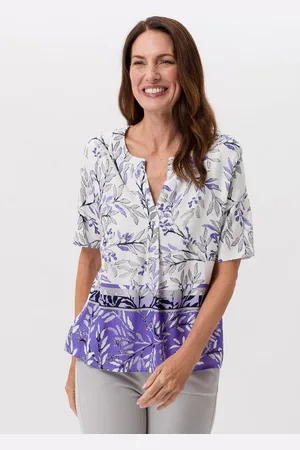 Frank Walder Blusenshirt mit pastellfarbenen Ablaufprint - Verkäufer: Held Fashion Retail