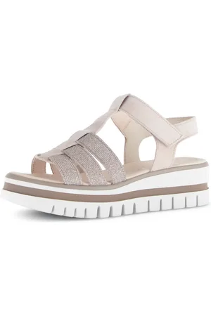 Gabor Sandalette, Plateau, Sommerschuh, Riemchensandale mit Best Fitting-Ausstattung