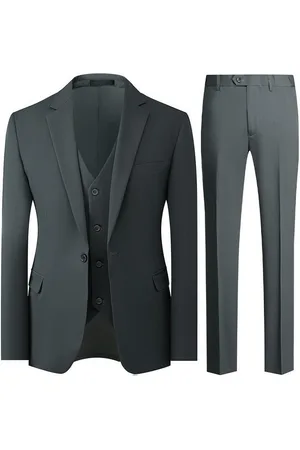 Allthemen Anzug (3 tlg, Sakko & Hose & Weste) klassischer Anzüge im eleganten Look Businessanzug - Verkäufer: