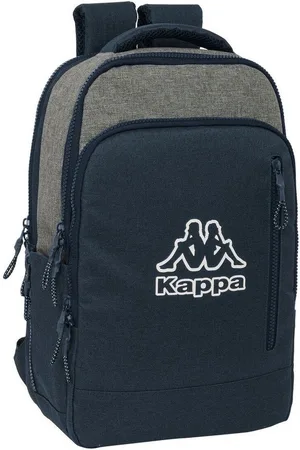 Kappa Rucksack Rucksack Laptoptasche Dark Navi Grau Marineblau 29 x 44 x 15 cm - Verkäufer: woolloom