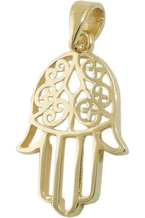 GALLAY Kettenanhänger Anhänger 16x12mm Schutzsymbol Hand 9Kt GOLD (1-tlg) - Verkäufer: Cats Collection