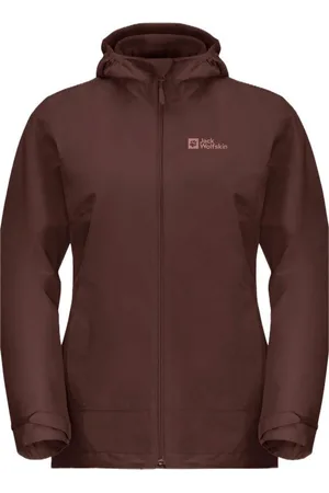 Jack Wolfskin Outdoorjacke Moonrise 3in1 Jacke W Dark Maroon - Verkäufer: Stordeur Jagd und Outdoor