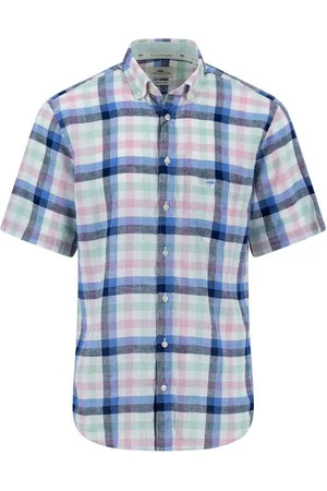 Fynch-Hatton Kurzarmhemd Summer Linen Check, B.D., 1/2 - Verkäufer: Robert Ley Damen & Herrenmoden GmbH & Co KG