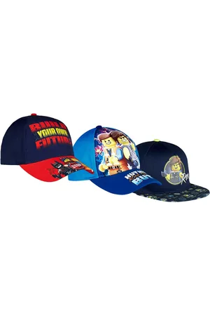 Lego Baseball Cap LEGO ® Movie Kinder-Caps – 3er-Pack Basecaps für Jungen & Mädchen (Set) Lego Kinderkleidung - Verkäufer: coole-fun-t-shirts