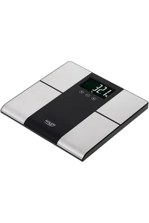 Adler Personenwaage AD 8165, bis 225 kg, digital, großes LCD-Display, silber - Verkäufer: okluge