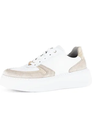 Gabor FLORENZ Plateausneaker, Freizeitschuh, Halbschuh, Schnürer, Kontrastbesätze, Weite G