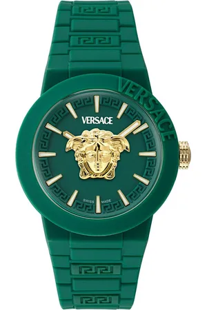 VERSACE Quarzuhr V-POP GENTS VEEFA0224, Armbanduhr, Herrenuhr, Swiss Made, Silikonarmband, analog, Saphirglas