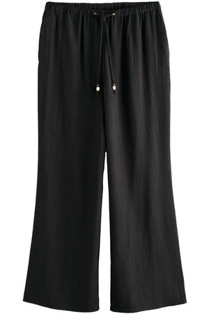 Next Palazzohose Hose mit weitem Bein im Knitterlook (1-tlg) - Verkäufer: Germany GmbH