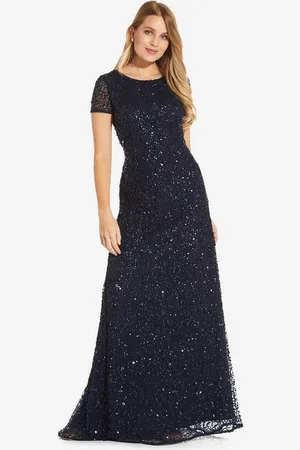 Adrianna Papell Abendkleid Scoop Back Long Dress Cocktail, Abend, Mutter der Braut, Hochzeit, Anlass - Verkäufer: GoJungo GmbH