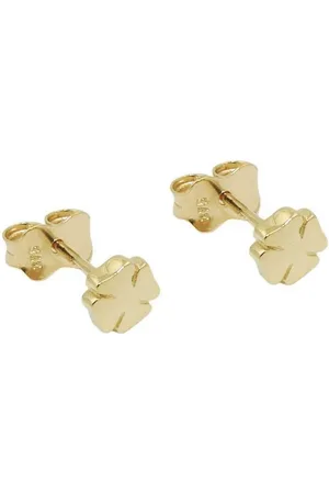 GALLAY Paar Ohrstecker Ohrstecker Ohrring 5mm Kleeblatt glänzend 9Kt GOLD (1-tlg) - Verkäufer: Cats Collection