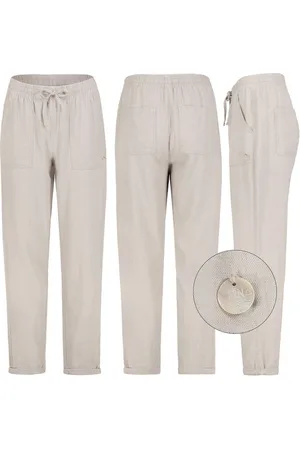 Eight2Nine Chinos Damen Leinen Hose Leinenhose Regular Freizeithose Sommer - Verkäufer: fashion-victim-style