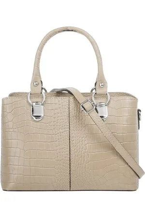 Cluty Umhängetasche, echt Leder, Made in Italy
