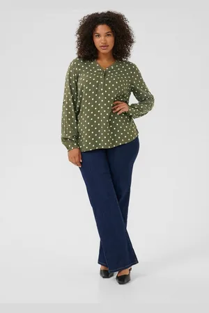 Kaffe Langarmbluse KCsida Dot Blouse Große Größen - Verkäufer: DK Company