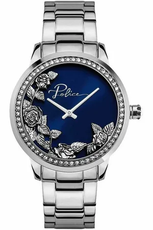 Police Quarzuhr Ice Amen Damenuhr PEWLG2202202 Ø 34 mm Armbanduhr Edelstahl - Verkäufer: woolloom