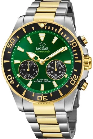 Jaguar Chronograph Connected J889/3, Armbanduhr, Quarzuhr, Herrenuhr, Saphirglas, Stoppfunktion, Swiss Made