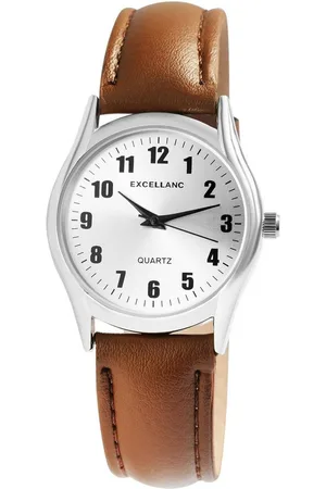Excellanc Quarzuhr 2900226 Herrenuhr mit Lederimitations-Armband - Verkäufer: Shaghafi GmbH