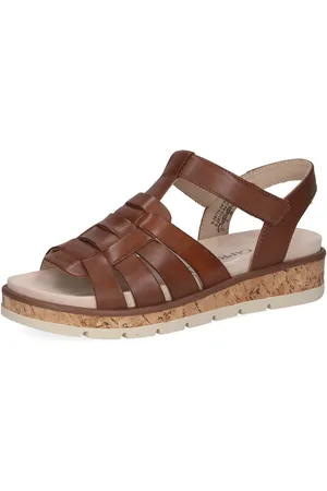 Caprice Keilsandalette, Sommerschuh, Bequemschuh im praktischem Klettverschluss