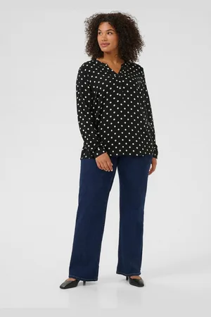 Kaffe Langarmbluse KCsida Dot Blouse Große Größen - Verkäufer: DK Company