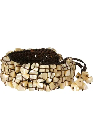 SilberDream Armband Armband beige braun Schmuck für (Armband), Damen Armband (Geflecht) ca. 18cm, Farbe: beige, braun - Verkäufer: Fit4Style Silberschmuck - IMPPAC