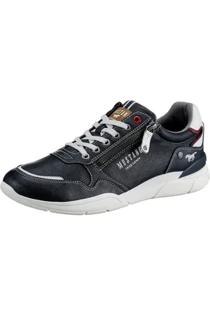 Mustang Sneaker mit seitlichem Reißverschluss, Freizeitschuh, Halbschuh, Schnürschuh