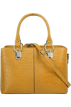 Cluty Umhängetasche, echt Leder, Made in Italy