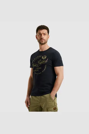 PME Legend™ T-Shirt Short sleeve r-neck single jersey play mit Logo Print