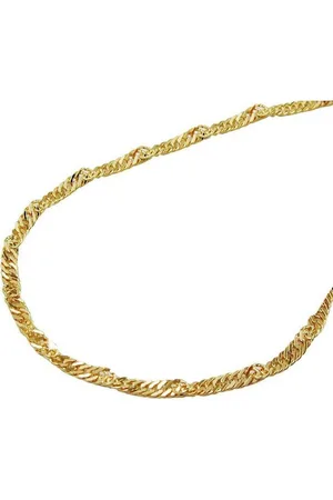 GALLAY Goldkette Kette 1,4mm Singapurkette 9Kt GOLD 45cm (1-tlg) - Verkäufer: Cats Collection