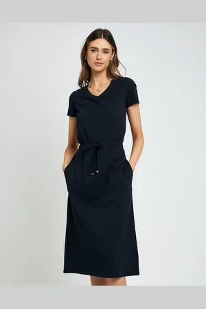 Threadbare Jerseykleid THB Willow Midi mit Tunnelzug - Verkäufer: onQuality