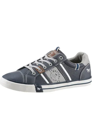 Mustang Sneaker mit kontrastreichen Details, Freizeitschuh, Halbschuh, Schnürschuh