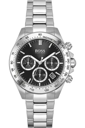 HUGO BOSS Multifunktionsuhr NOVIA 1502614, Quarzuhr, Damenuhr, Herrenuhr Armbanduhr, Edelstahlarmband