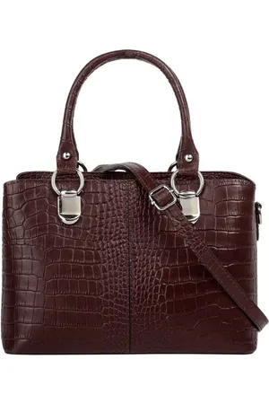 Cluty Umhängetasche, echt Leder, Made in Italy