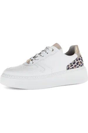 Gabor FLORENZ Plateausneaker, Freizeitschuh, Halbschuh, Schnürer, Kontrastbesätze, Weite G