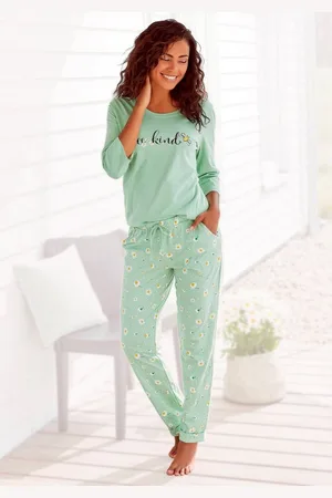 VIVANCE DREAMS Pyjama (2 tlg) mit Gänseblümchen-Druck