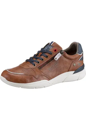 Mustang Sneaker mit seitlichem Reißverschluss, Freizeitschuh, Halbschuh, Schnürschuh