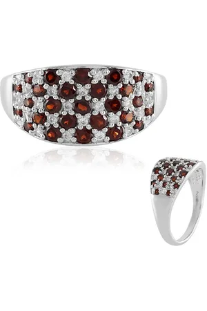 Cavill Silberring Mosambik Granat Sterling Silber Ring, 2,241ct (1-tlg) - Verkäufer: Juwelo Deutschland GmbH