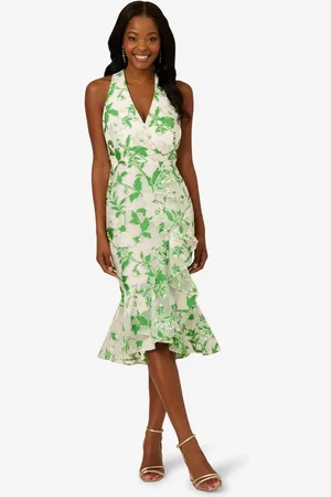 Adrianna Papell Abendkleid Organza Jacquard Dress Abend, Cocktail, Formell, Hochzeit, Anlass - Verkäufer: GoJungo GmbH