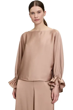 Vera Mont Satinbluse Satin-Bluse mit Fledermausärmeln