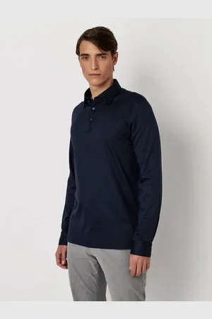 DESOTO Langarm-Poloshirt Essential Polo Kent 1/1 Mit Rundhalsausschnitt