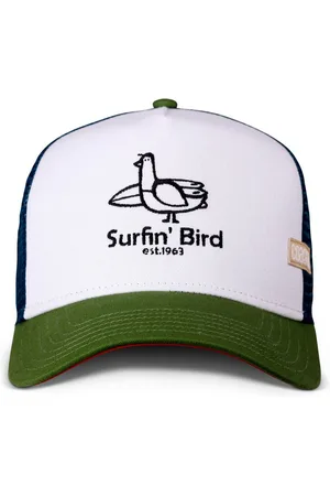 COASTAL Trucker Cap HFT Surfing Bird Trucker Cap White/Olive (Basecap, Meshcap, Trucker Kappe) - Verkäufer: stuff-style