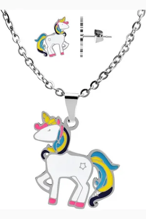 Akzent Schmuckset Betty Schmuckset aus Edelstahl, Kette und Ohrstecker, (Einzeln) - Verkäufer: Shaghafi GmbH