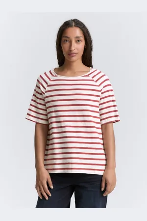 TOM TAILOR T-Shirt Raglan T-Shirt mit Streifenmuster - Verkäufer: