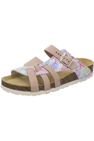 Afs 212236 Kralle Pantolette für Damen mit Fußbett, bequeme Sandalen aus Leder - Verkäufer:
