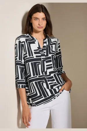 CECIL Druckbluse mit grafischem Muster