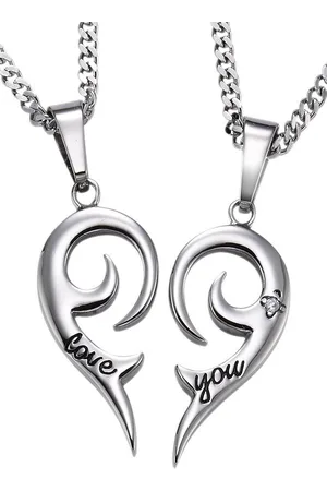 Firetti Schmuckset Multipack Schmuck Geschenk Halsketten LIEBE (4-tlg), mit Zirkonia (synth)