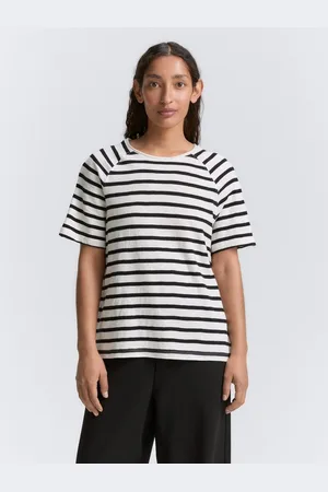 TOM TAILOR T-Shirt Raglan T-Shirt mit Streifenmuster - Verkäufer: